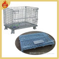 Industrial Stackable Foldable Metal Cage Storage Wire Container